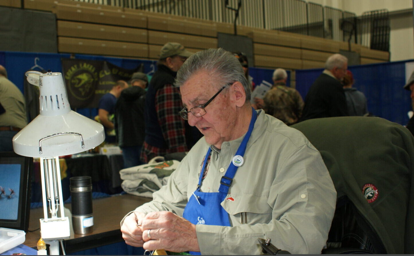 Jerry Regan is a 3rd generation fly tier and one of the true keepers of Michigan’s Fly Fishing History.  He is one of the best  commercial fly tiers in the business.  
Just like Trout Unlimited, Jerry was born along the fabled Trout Waters of the Au Sable River near Grayling. As a kid he learned fly tying and fishing from Michigan’s Genuine Legends like Earl Madsen and Ernie Borcher.
One thing unique for the patterns Jerry ties - he has never gone with the synthetics that have flooded the marketplace.  Jerry has stuck with the original materials that walked and flew in Crawford County. 
